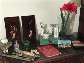 Haviland pitchers and fine decor items