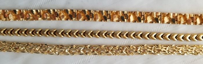 14K Gold Bracelets