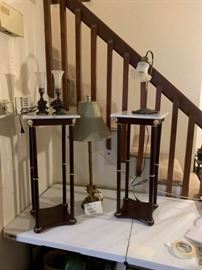 Lamps and Tables