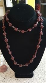 36" Garnet Necklace