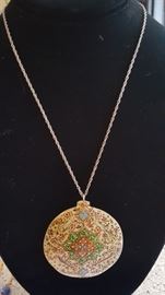 Iraian Hand Painted Shell Necklace