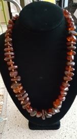 Large Chunk Amber Necklace