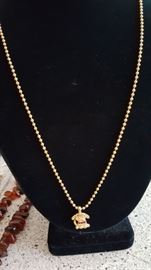 Costume Jewelry Doggie Necklace