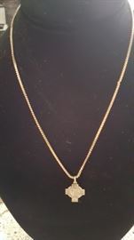 Sterling Religious Necklace
