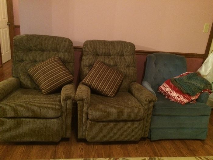 Recliners and occasional chairs