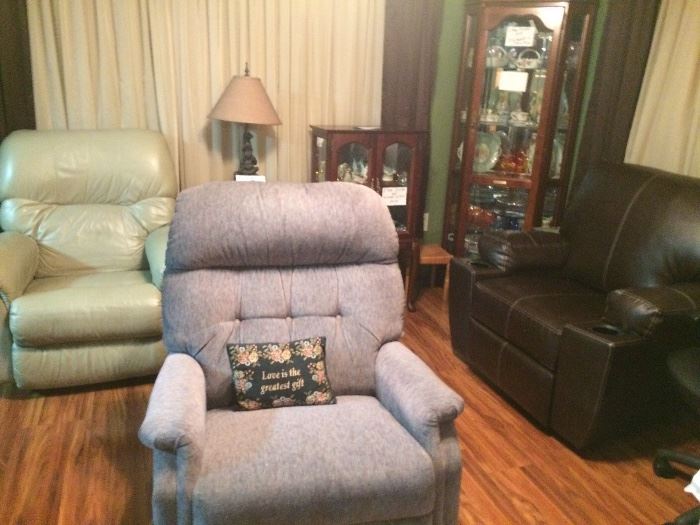 Recliners and misc chairs