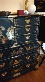 interior of gentleman's chest