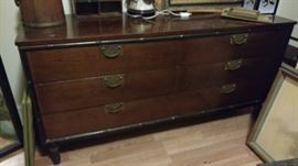 dresser matching upstairs chest of drawers-with mirror