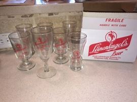 Part of the selection of beer glasses from this small Wisconsin beer maker