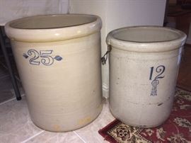 The two large crocks