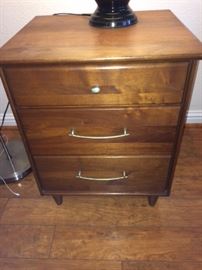 mid century modern nightstand by Prelude 