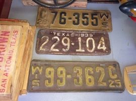 old license plates