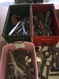 and more tools, including vintage Craftsman 
