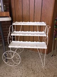 Plant stand cart