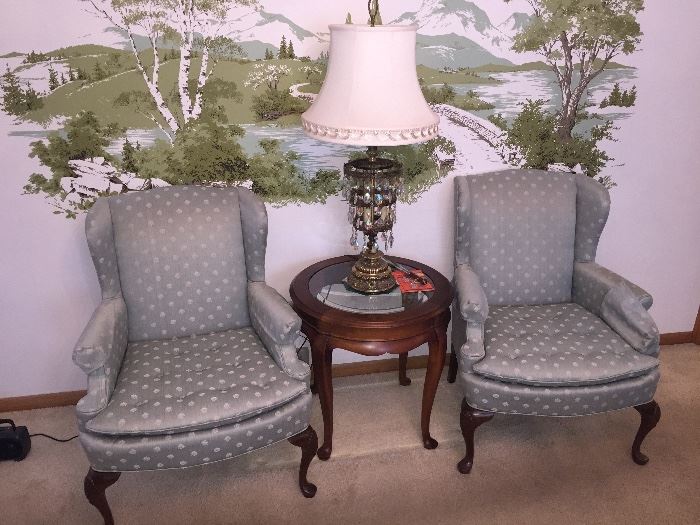 2 arm chairs