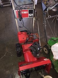 Toro 521 snowblower