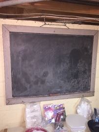 Vintage chalkboard