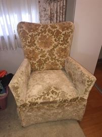 Velour chair