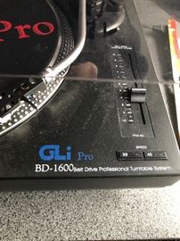 GLi Pro BD1600 Belt Drive Professional Turntable System