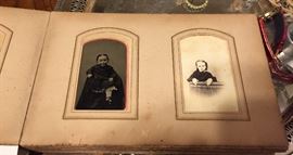 Vintage Victorian Style Photo Albums with Photo Tins