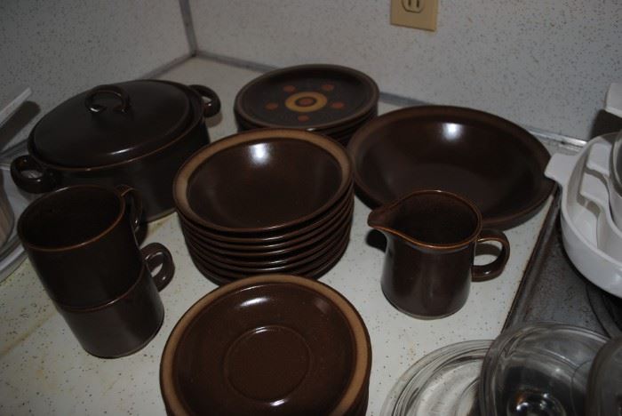 Mid Century dishes - stoneware