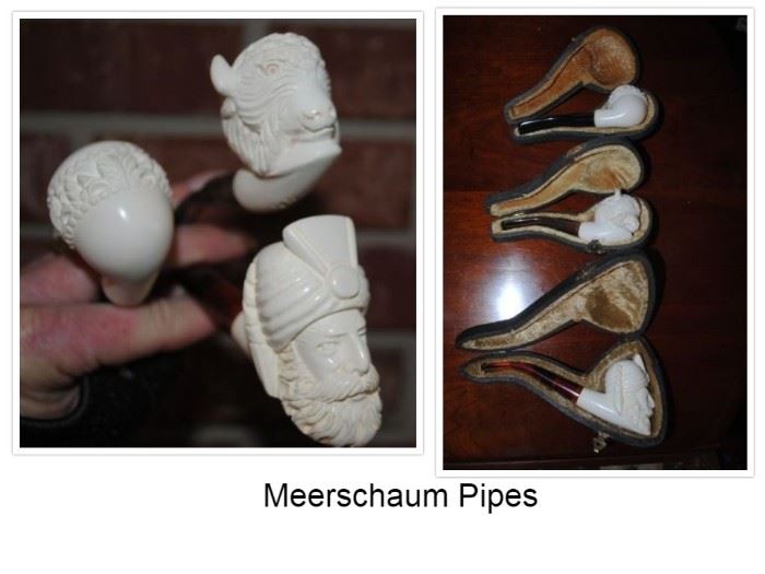Meerschaum Pipes excellent shape with cases