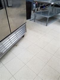 Turbo-Air model #TSR-49SD stainless steel 2 door upright reach-in, self-contained refrigerator $1895