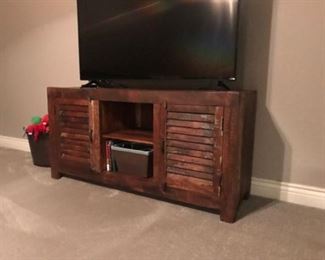 Rustic, Antique  Worn TV Stand