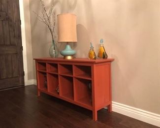 Rustic, Burnt Orange Table