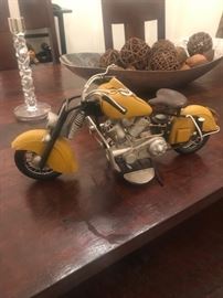 Motorcycle metal decorative piece 