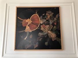 Framed art measures 37 " x 36"