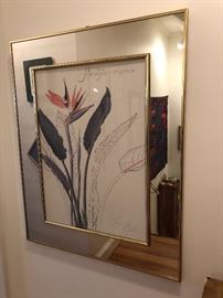 Framed art measures 24" x 30.5"