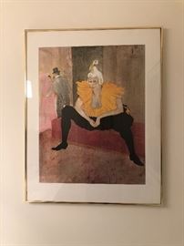 Framed art measures 22" x 28"