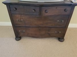 Solid wood vintage chest