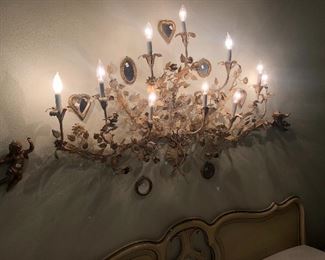 Vintage wall chandelier, Beautiful!