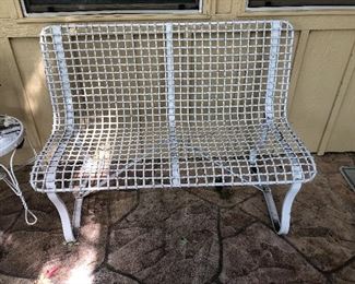 Metal bench