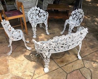 Vintage wrought iron patio furniture