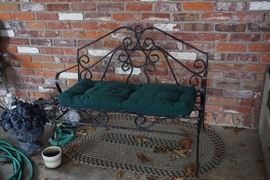 Garden bench solid & heavy,nice