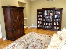 Collection of Books, Hekman Armoire & More