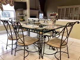 Pulaski Steel & Glass Kitchen Dining Set