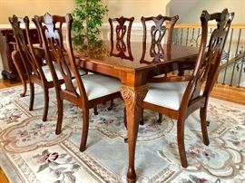 Thomasville Chippendale Inspired Fine Dining Set
