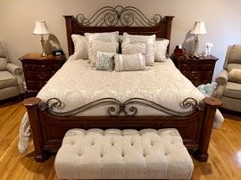 King-Sized Bed, Side Tables, Wall Unit, Dresser & More