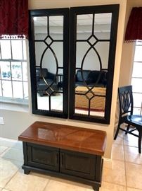 Pier 1 Imports Accent Bench & Mirrors