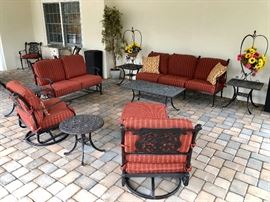 "Naples" Cast Aluminum Outdoor Living Set