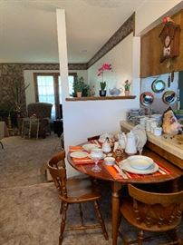 China set on Ethan Allen table