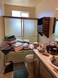 Bathroom towels and accessories