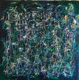 Sympony 29 36in x 36in Acrylic on Canvas