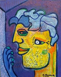 Contemplating Picasso24in x 30in Acrylic on Canvas