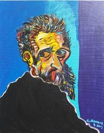 Michaelangelo 24in x 30in Acrylic on Canvas