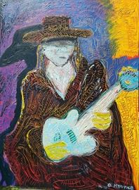 Stevie Ray30in X 40in Acrylic on Canvas